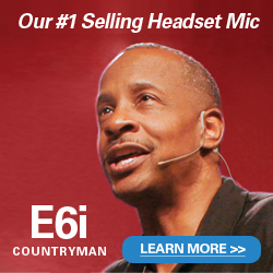Countryman E6i Headset Microphone - Get the Best Price on the Planet from CCI Solutions