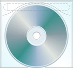 MediaSAFE Tamper Resistant Adhesive CD/DVD Sleeve