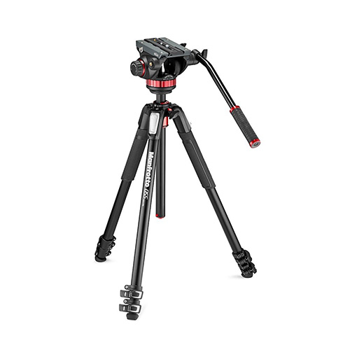 Manfrotto MVH502AH Fluid Video Head with MT055XPRO3 tripod