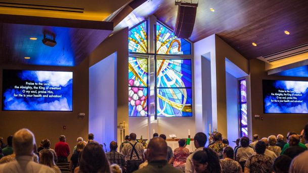 Church visual display for worhsip