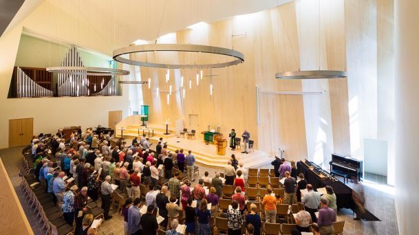 church lighting and visual  and sound system