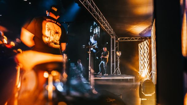 church stage lighting and visual display