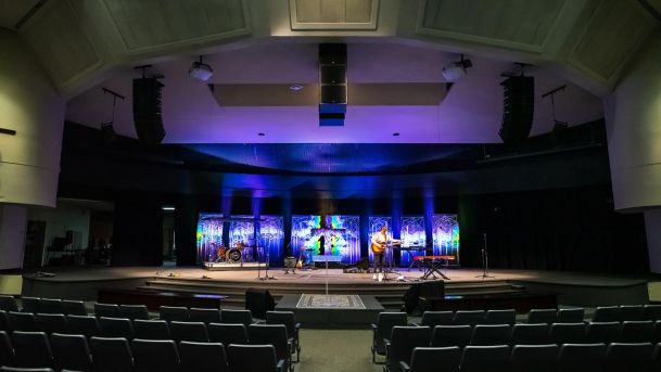 church lighting and visual display